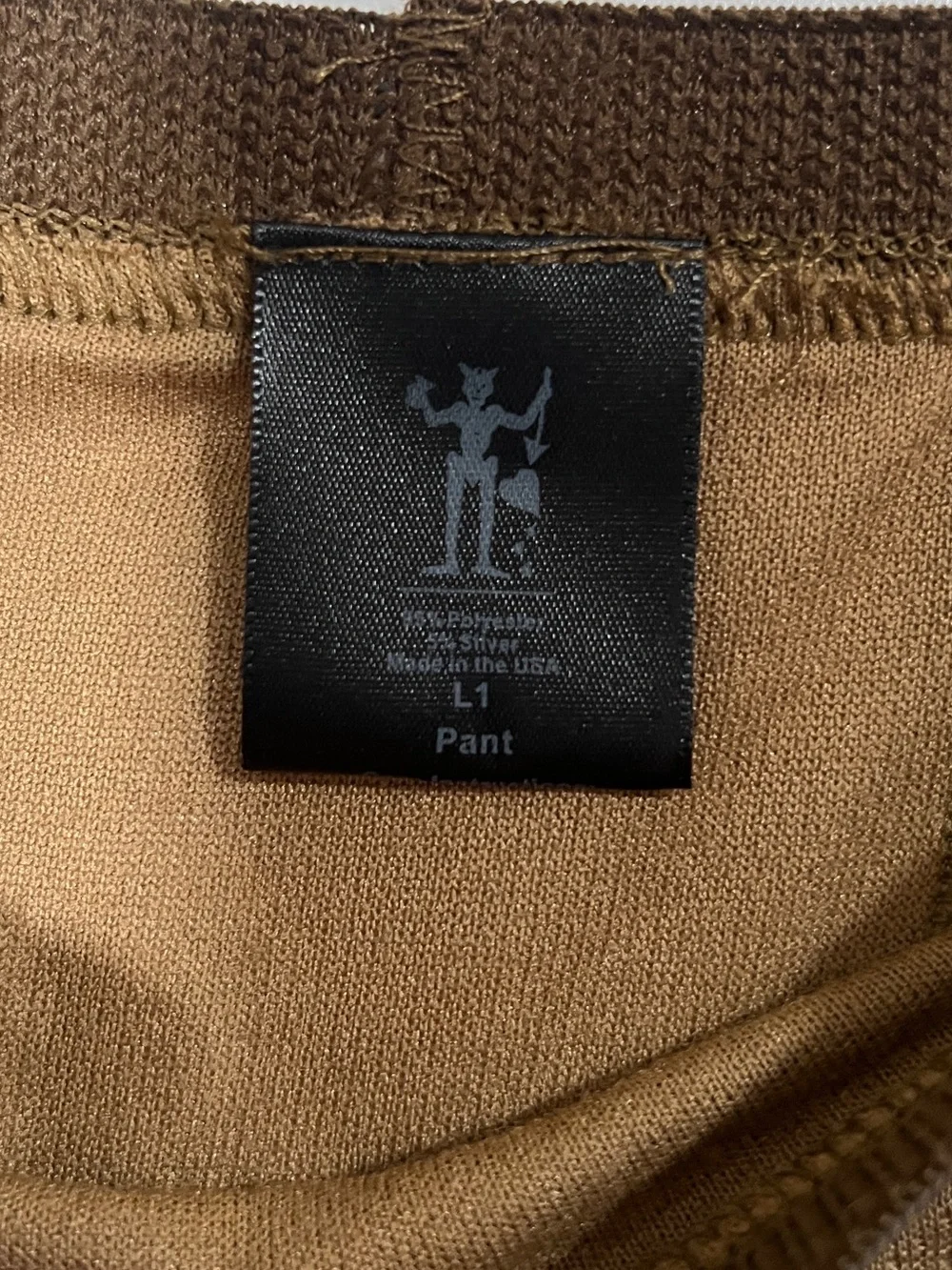 ORC Industries L1 Silkweight Thermal Drawers Size Men’s Small Coyote Brown